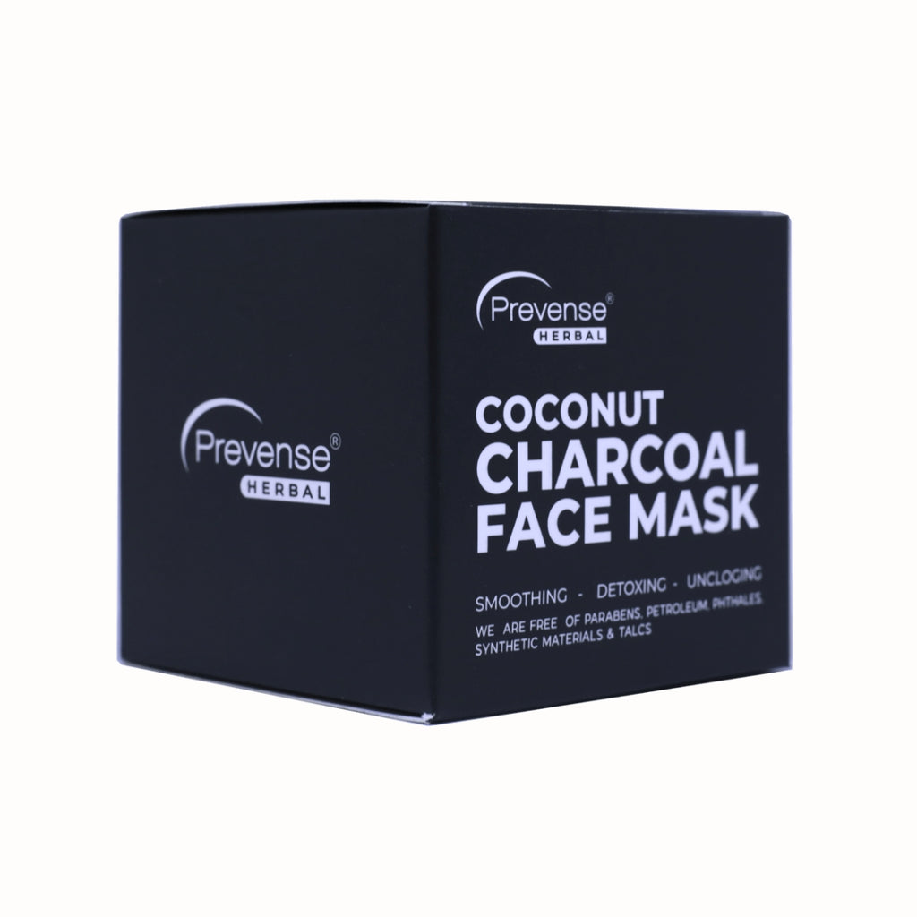 Prevence Herbal Coconut Charcoal Mask 75g British Cosmetics