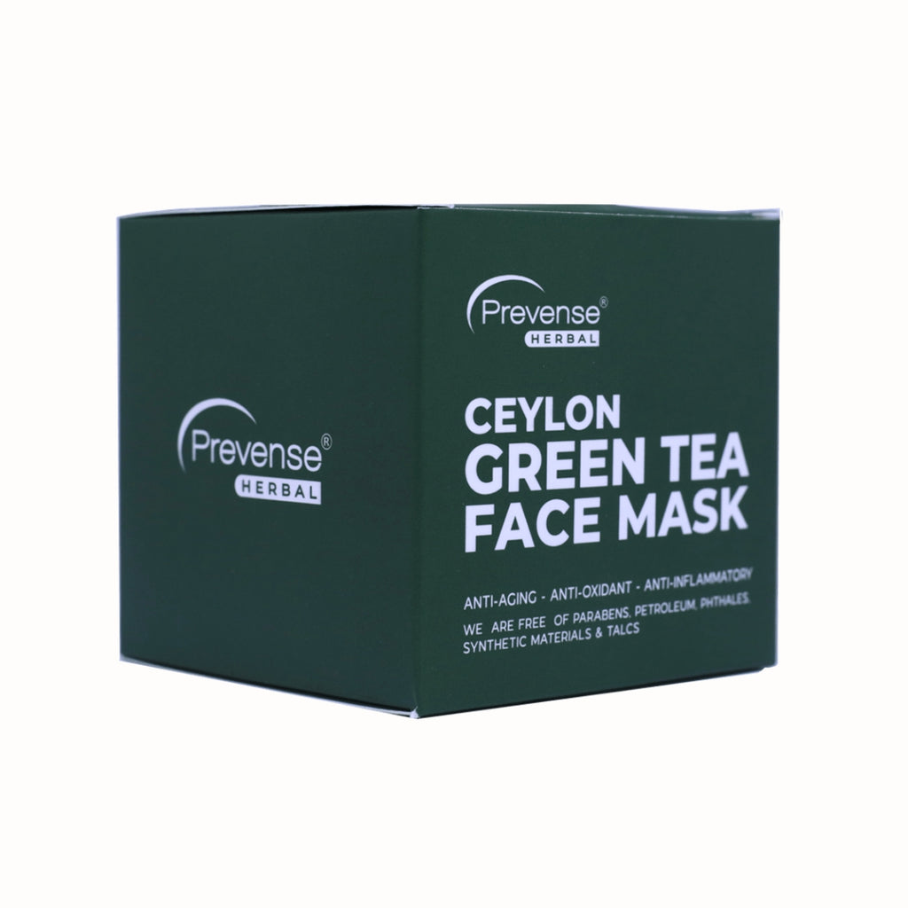 Prevence Herbal Ceylon Green Tea Facial Mask 75g British Cosmetics