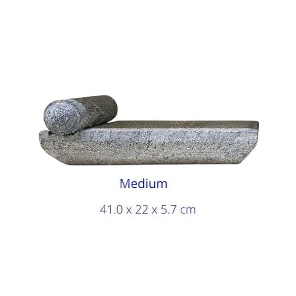 Traditional Grinding Stone | Miris Gala | Ammi Kal, Medium Ceylon Supermart