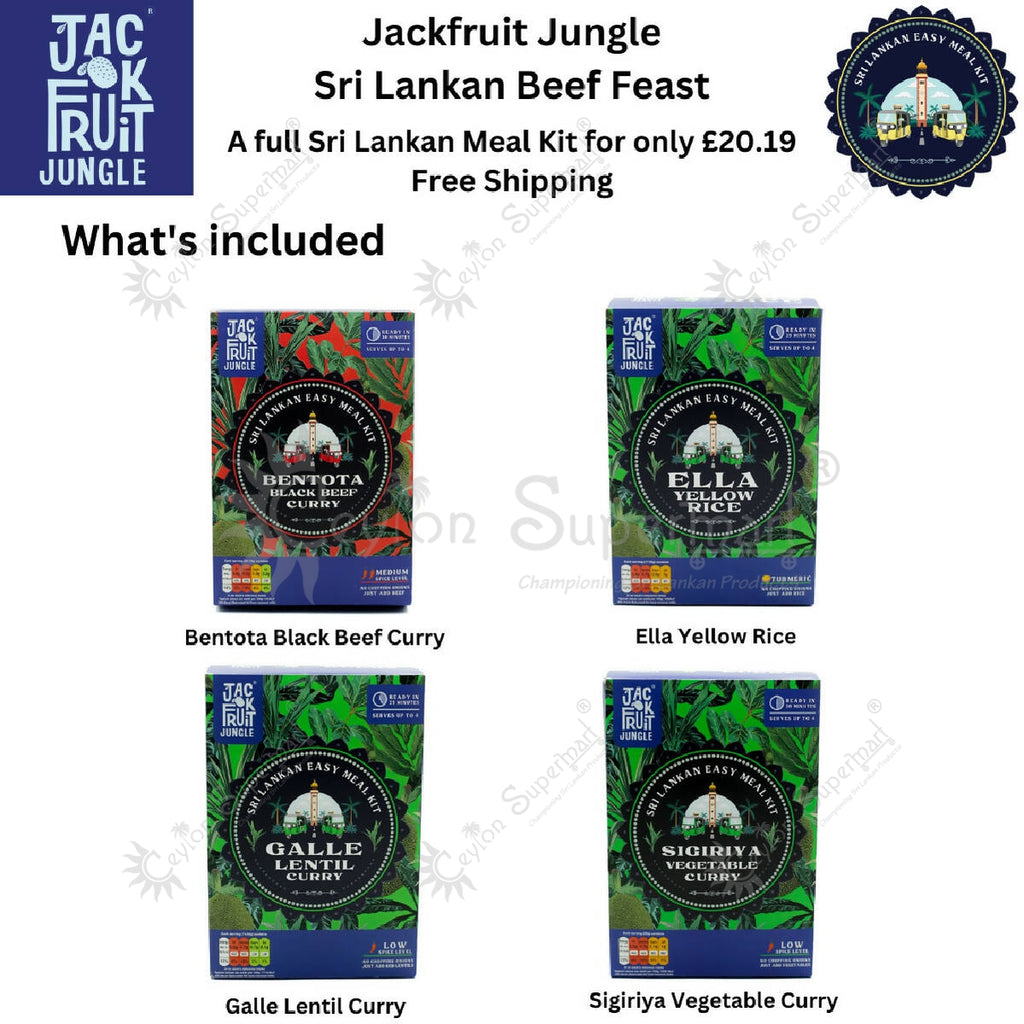 Jackfruit Jungle Sri Lankan Beef Feast Easy Meal Kit Jackfruit Jungle Limited