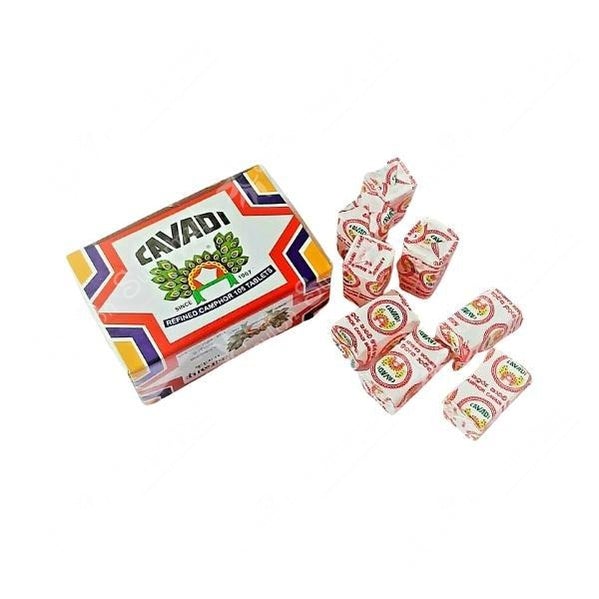 Cavadi Refined Camphor, 105 Tablets Cavadi