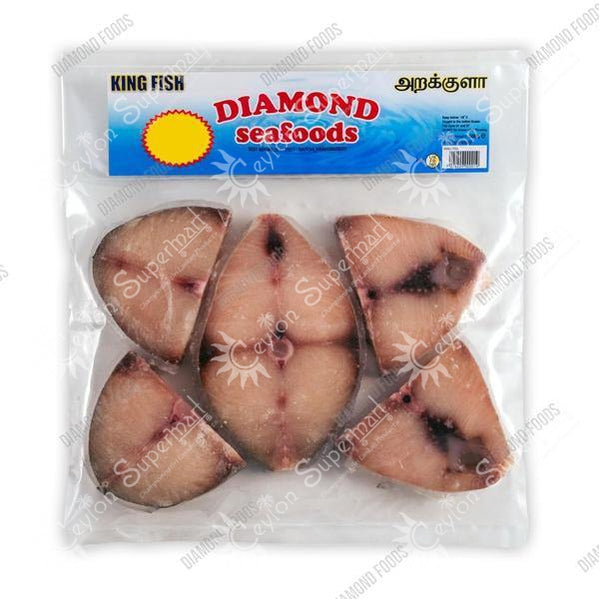 Diamond Frozen King Fish Steak, 500g Diamond Foods