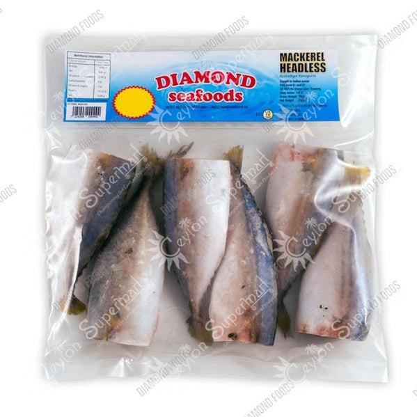 Diamond Frozen Mackerel Headless, 1kg Diamond Foods