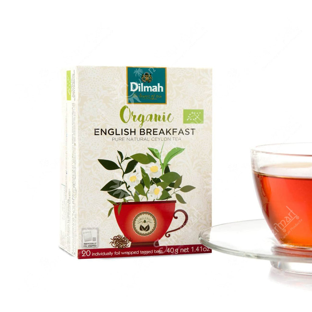 Dilmah Organic English Breakfast Tea, 20 Teabags Dilmah