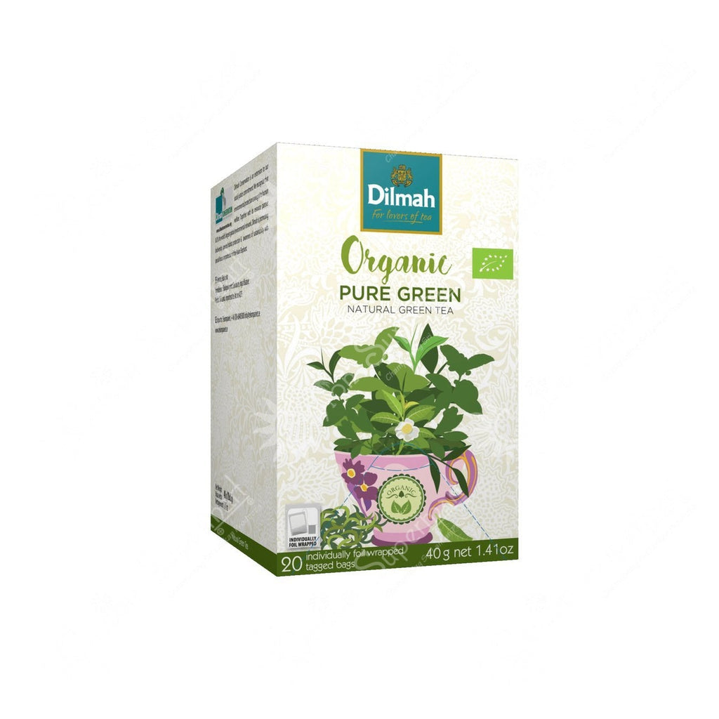 Dilmah Organic Pure Green Tea, 20 Teabags Dilmah