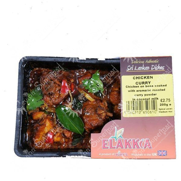 Elakkia Frozen Sri Lankan Style Chicken Curry 200g Elakkia