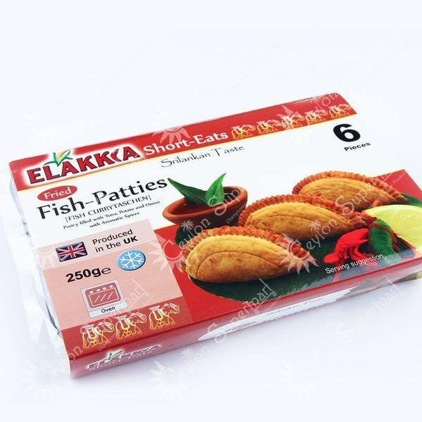 Elakkia Frozen Sri Lankan Style Fish Patties 6 Pieces 330g Elakkia