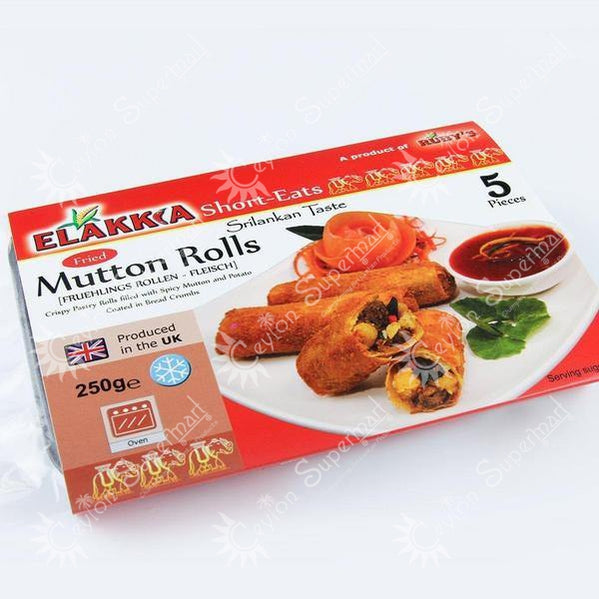 Elakkia Frozen Sri Lankan Style Mutton Rolls 5 Pieces Elakkia