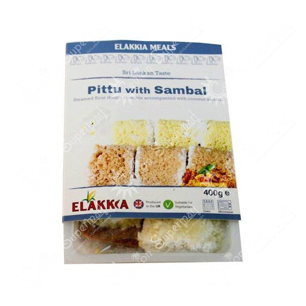 Elakkia Frozen Sri Lankan Style Pittu with Sambal 400g Elakkia