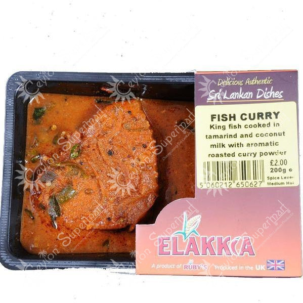 Elakkia Frozen Sri Lankan Style Red Fish Curry 200g Elakkia