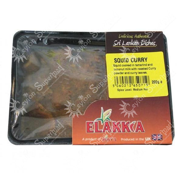 Elakkia Frozen Sri Lankan Style Squid Curry, 200g Elakkia