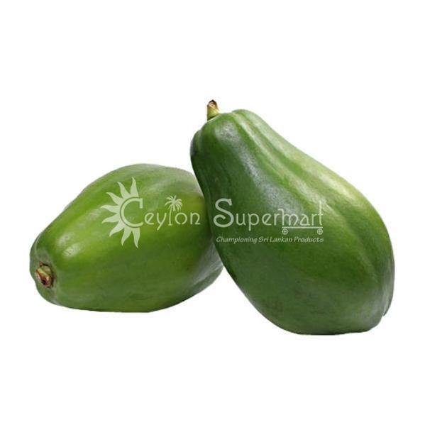 Fresh Green Raw Papaya | Curry Papaya | Each Ceylon Supermart