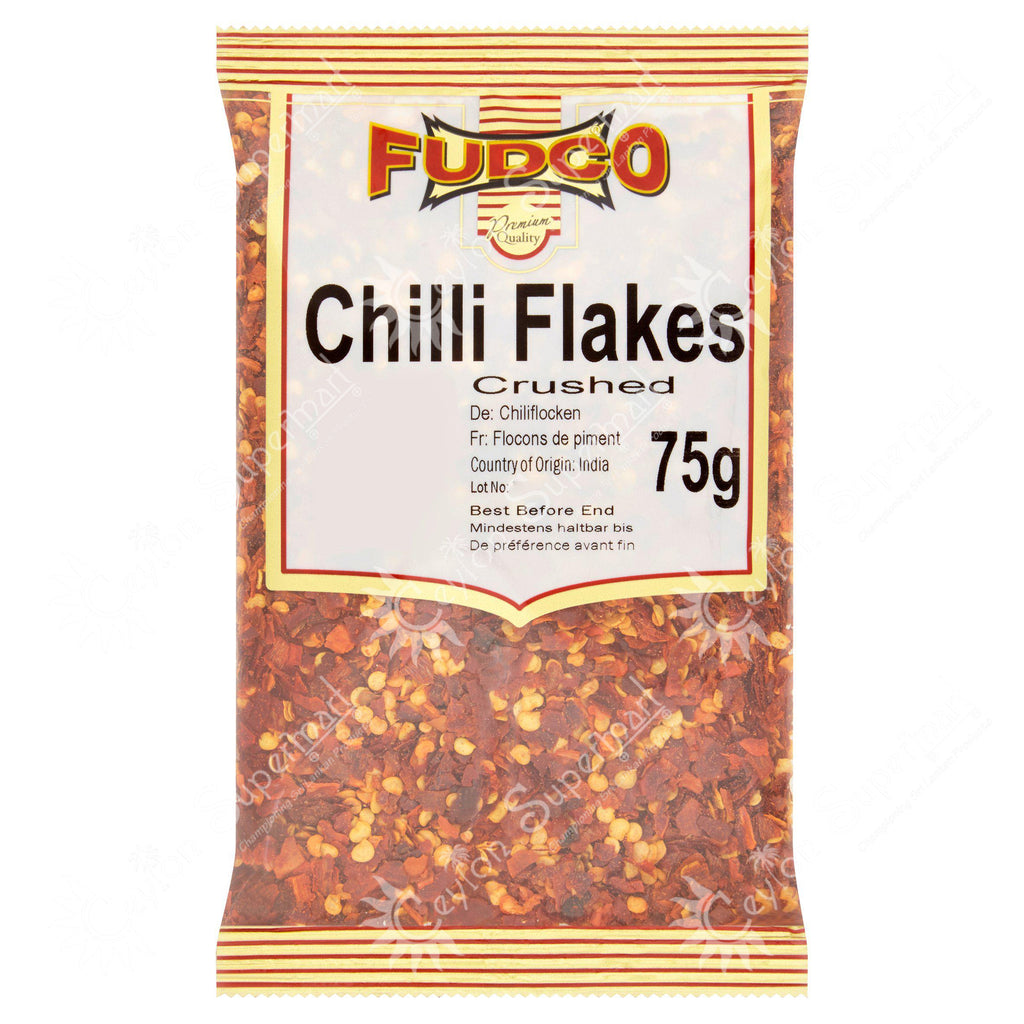 Fudco Crushed Red Chilli Flakes, 75g Fudco
