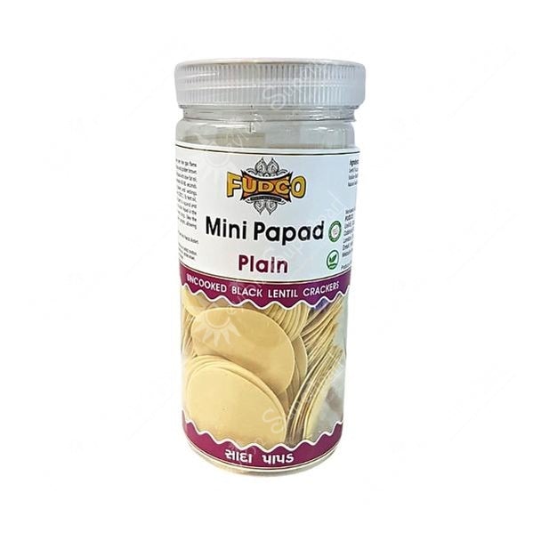 Fudco Mini Papad | Plain, 200g Fudco