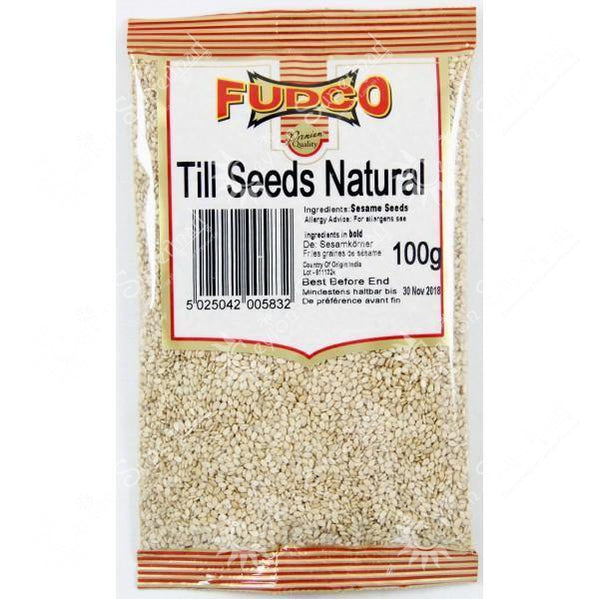 Fudco Till Seeds Natural | Sesame Seeds, 100g Fudco