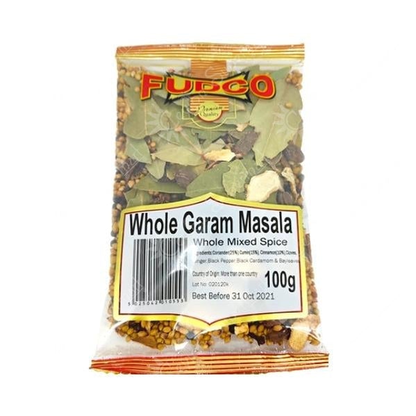 Fudco Whole Garam Masala, 100g Fudco