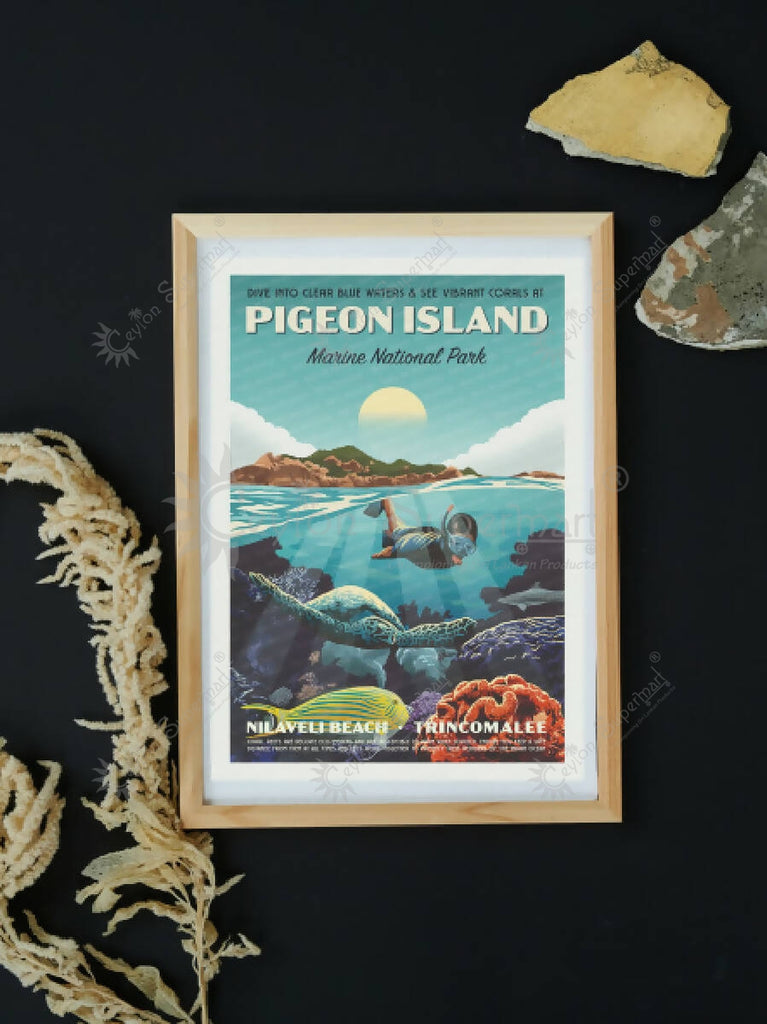 Shall We Cactus - Pigeon Island A1 Poster Shall We Cactus