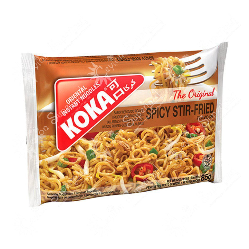 Koka Oriental Instant Noodles - Spicy Stir-Fried Flavour, 85g Koka