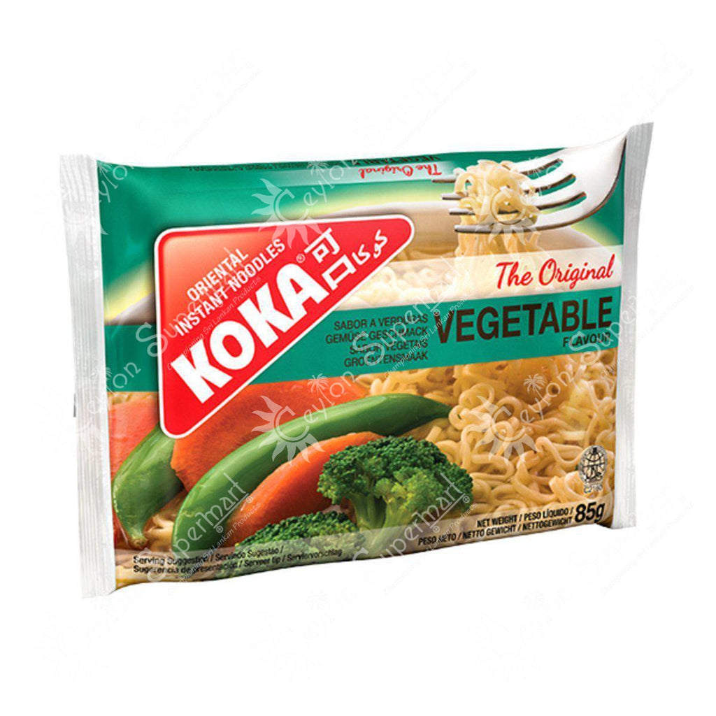 Koka Oriental Instant Noodles - Vegetable Flavour, 85g Koka
