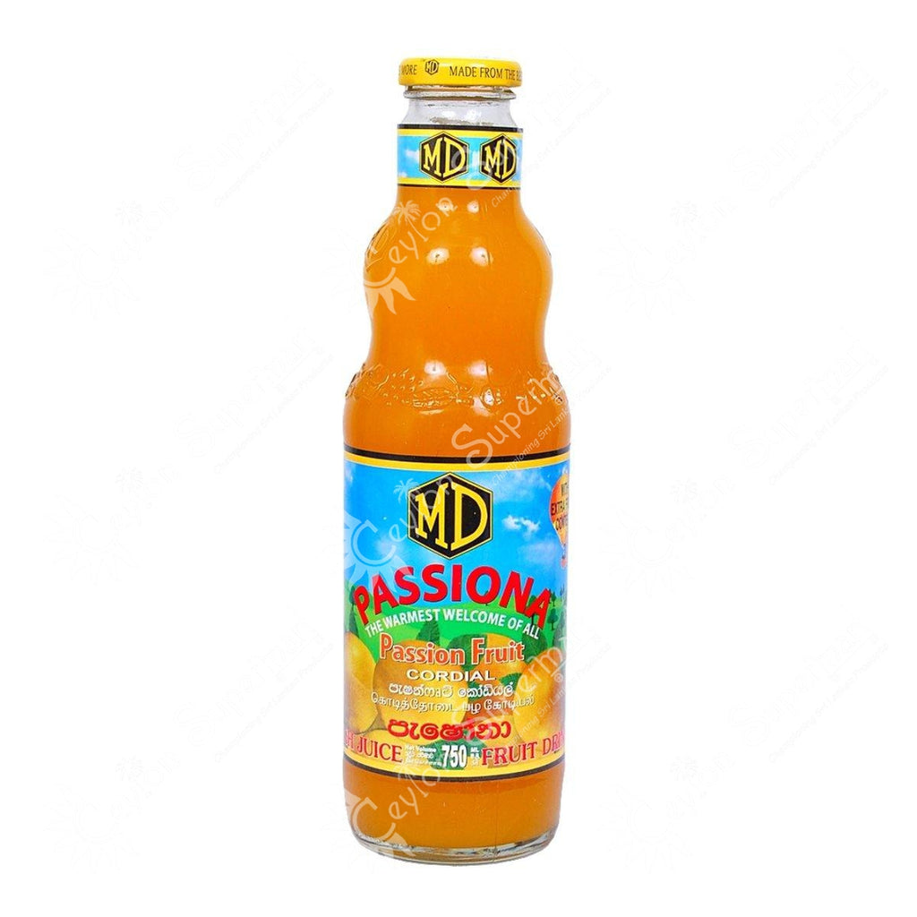 MD Passion Fruit Cordial 750ml MD