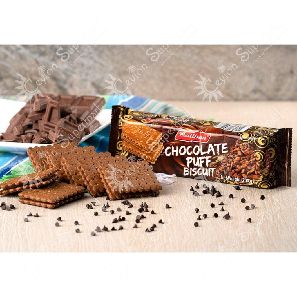 Maliban Chocolate Puff Biscuits, 200g Maliban