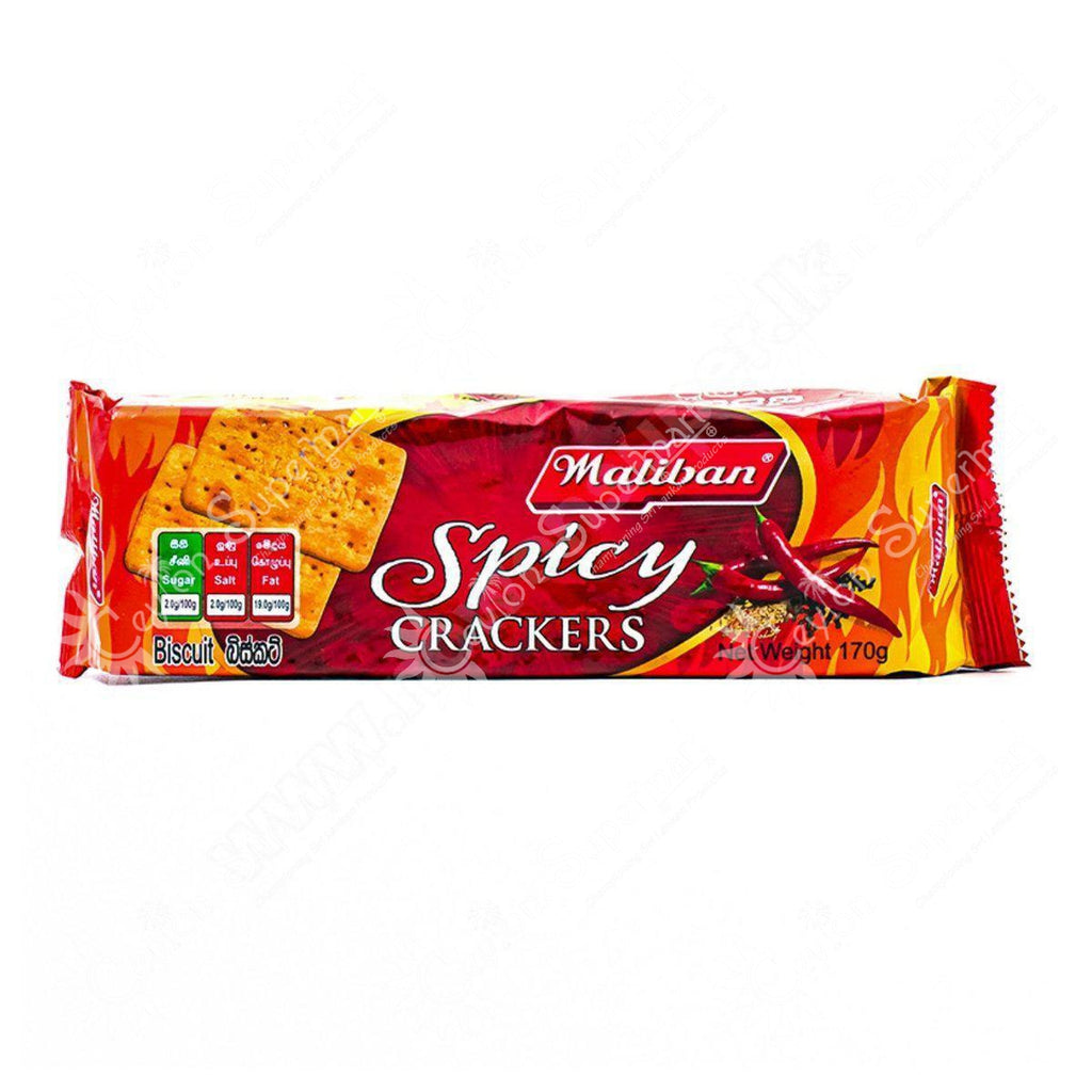 Maliban Spicy Crackers, 170g Maliban