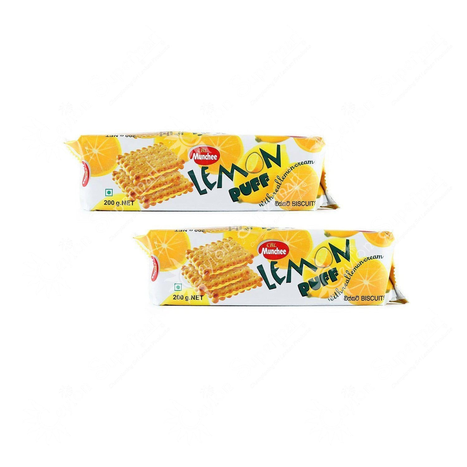 Buy Munchee Lemon Puff Biscuits, 200g from Ceylon Supermart in the UK & Europe