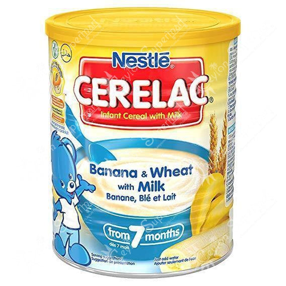 Nestle Cerelac Cereal Banana & Wheat with Milk, 400g Nestle