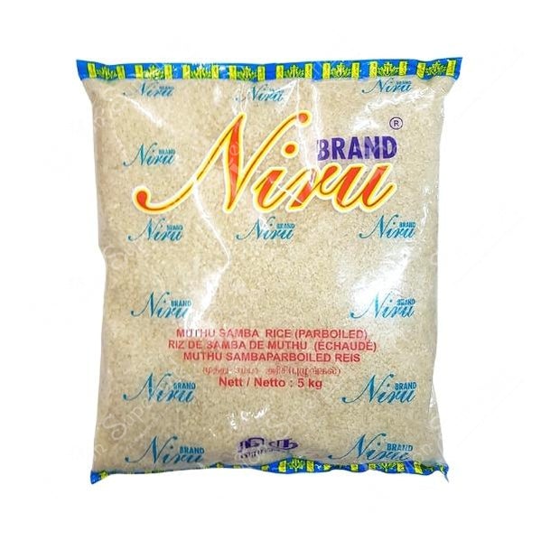 Niru Parboiled Muthu Samba Rice, 5kg Niru