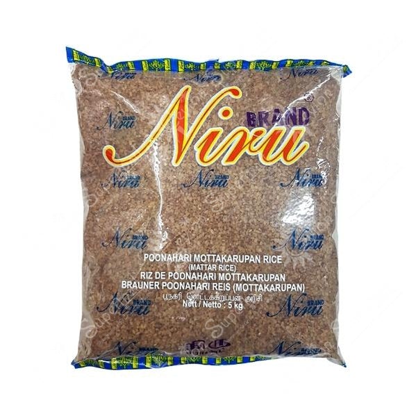 Niru Poonahari Mottakarupan Rice (Mattar Rice), 5kg Niru