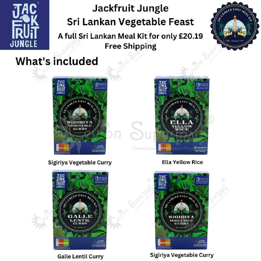 Jackfruit Jungle Sri Lankan Vegetable Feast Easy Meal Kit Jackfruit Jungle Limited