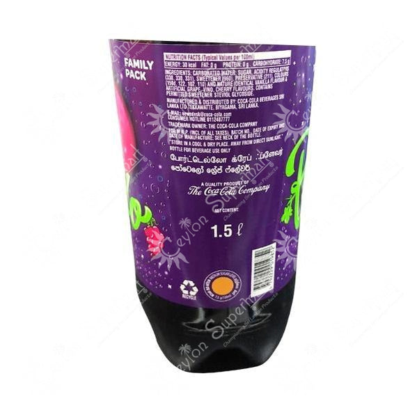 Buy Portello Grape Flavour Drink PET bottle, 1.5litre from Ceylon