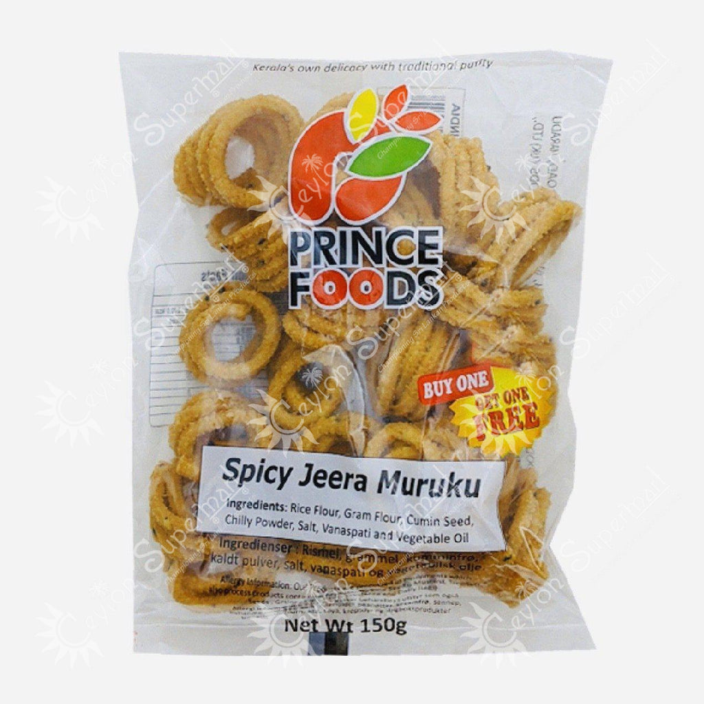 Prince Foods Spicy Jeera Murukku, 150g Prince Foods