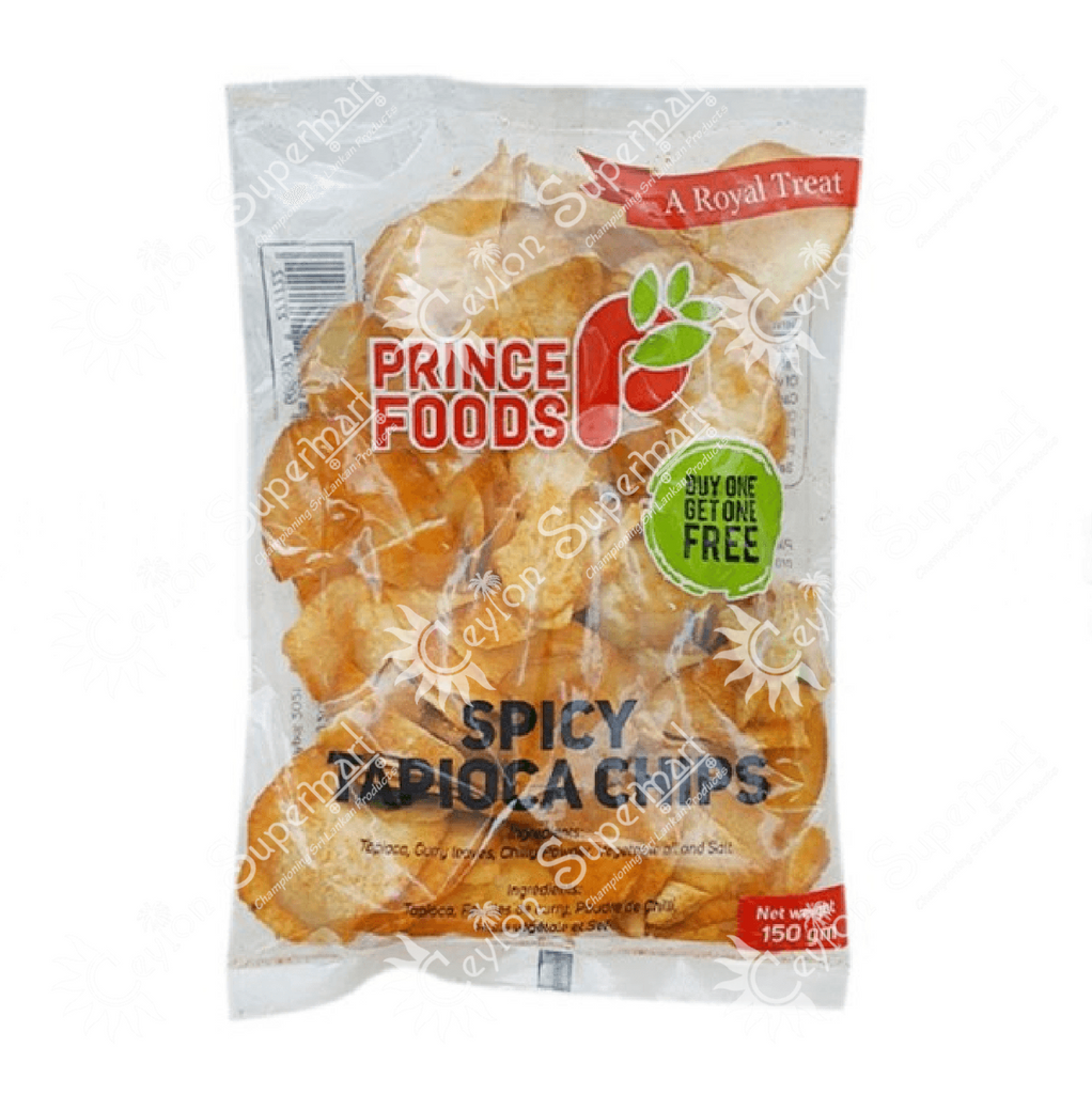 Prince Foods Spicy Tapioca Chips, 150g Prince Foods