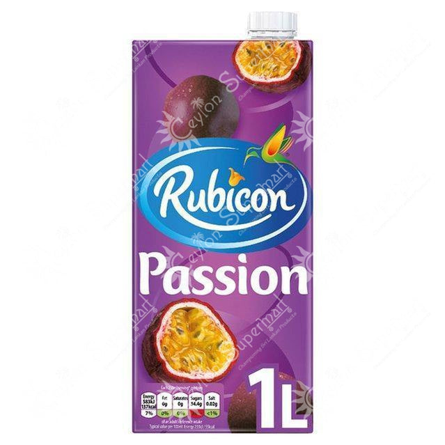 Rubicon Passion Fruit Juice Drink, 1l Rubicon