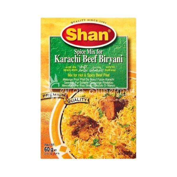 Shan Karachi Beef Biryani Mix, 60g Shan