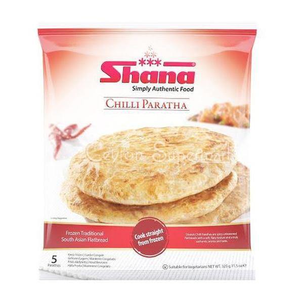 Shana Frozen Chilli Paratha 5 Pack, 325g Shana