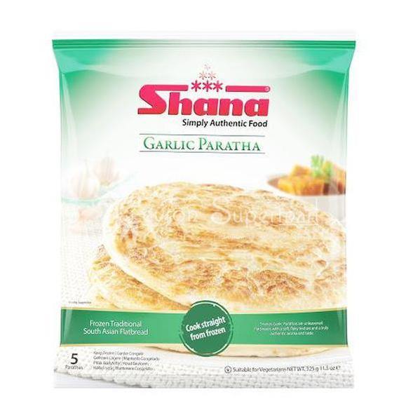 Shana Frozen Garlic Paratha 5 Pack, 325g Shana