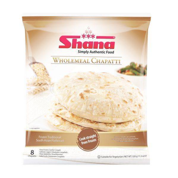 Shana Frozen Wholemeal Chapatti 8 Pack, 320g Shana