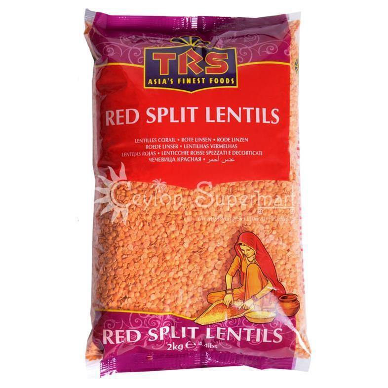 TRS Red Split Lentils, 2kg TRS