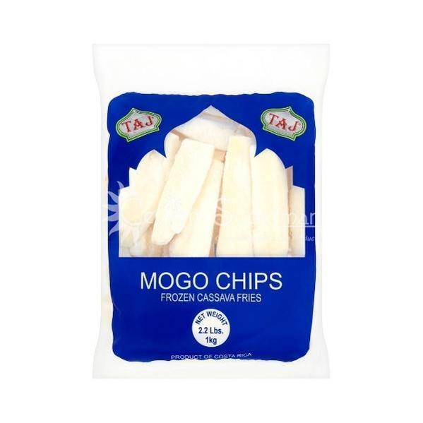 Taj Frozen Cassava Chips - Mogo Chips, 1kg Taj