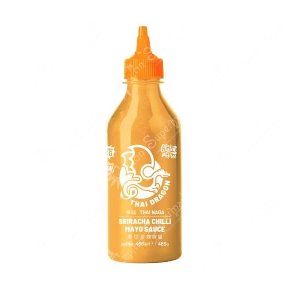 Thai Dragon Sriracha Chilli Mayo Sauce | Thai Naga, 455ml | 484g Thai Dragon