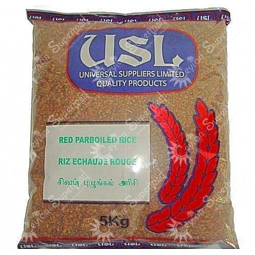 USL Parboiled Red Raw Rice, 5kg USL