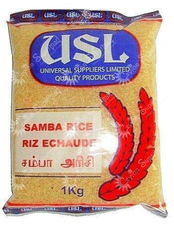 USL Samba White Raw Rice, 1kg USL