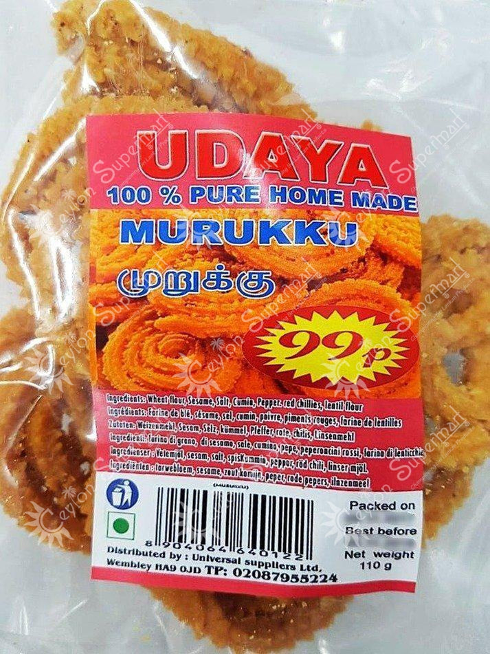 Udaya Home Made Murukku, 110g Udaya