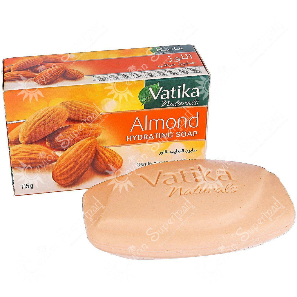 Dabur Vatika DermoViva Almond Hydrating Soap, 115g Dabur