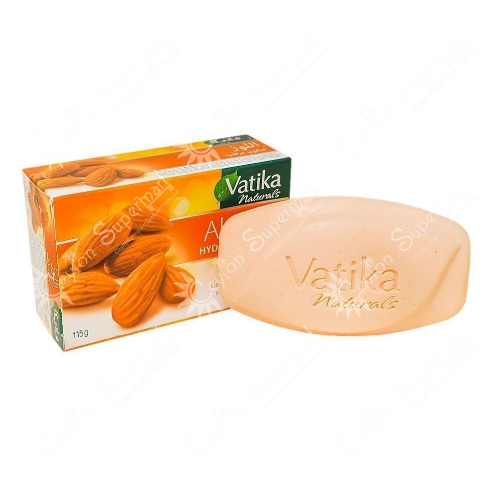Dabur Vatika DermoViva Almond Hydrating Soap, 115g Dabur