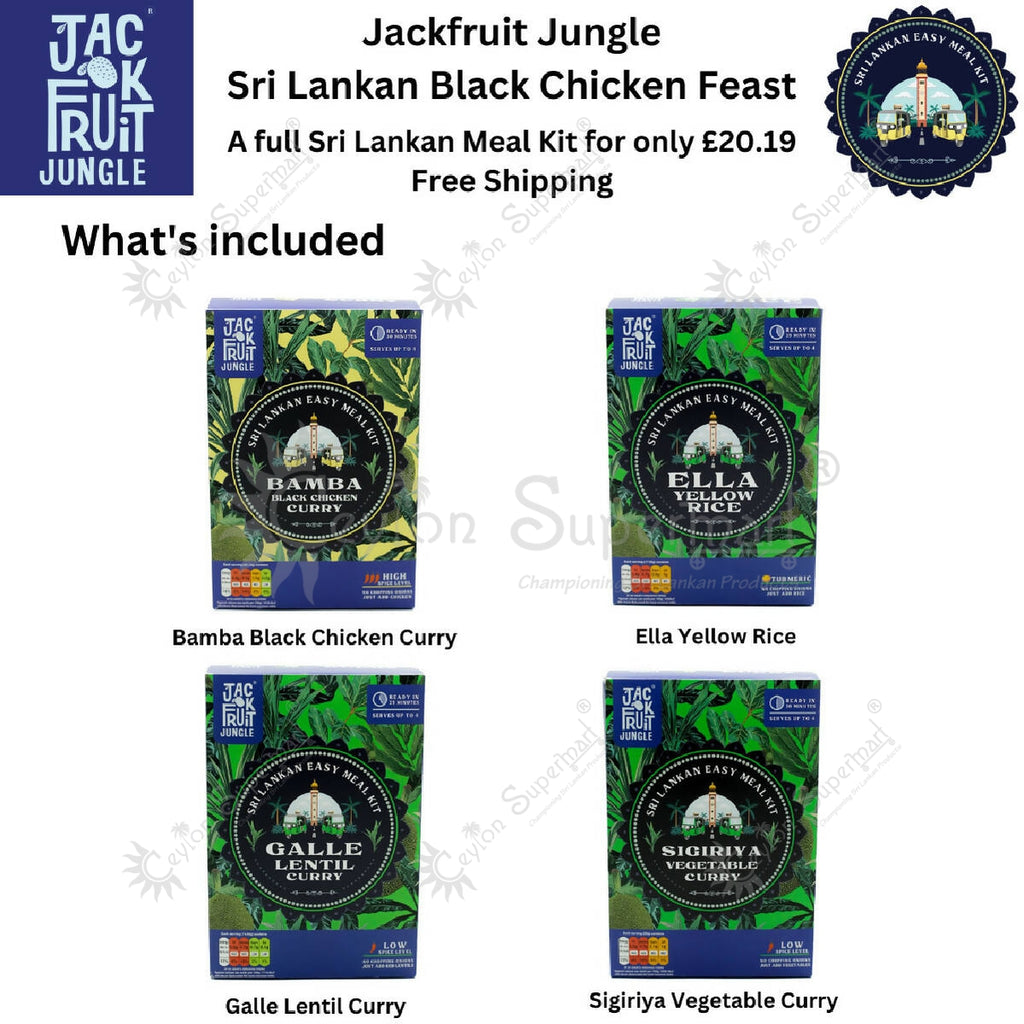 Jackfruit Jungle Sri Lankan Black Chicken Feast Easy Meal Kit Jackfruit Jungle Limited