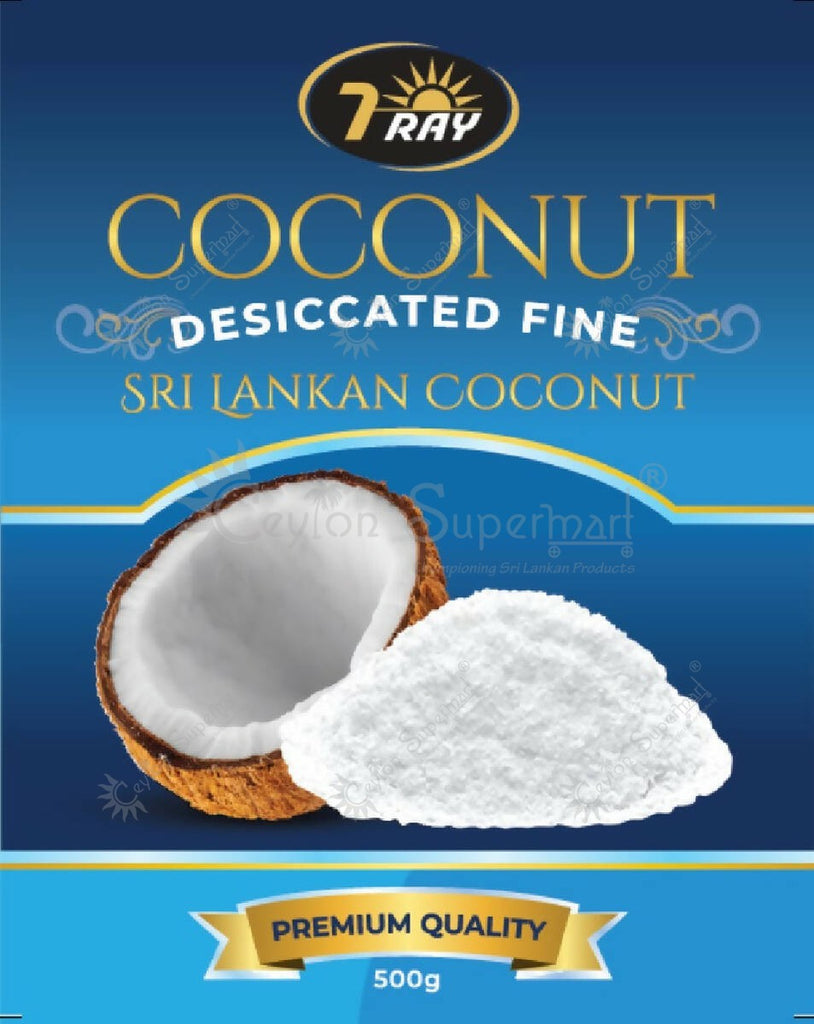 Senikma 7 Ray Desiccated Coconut Fine - 500 g-Ceylon Supermart