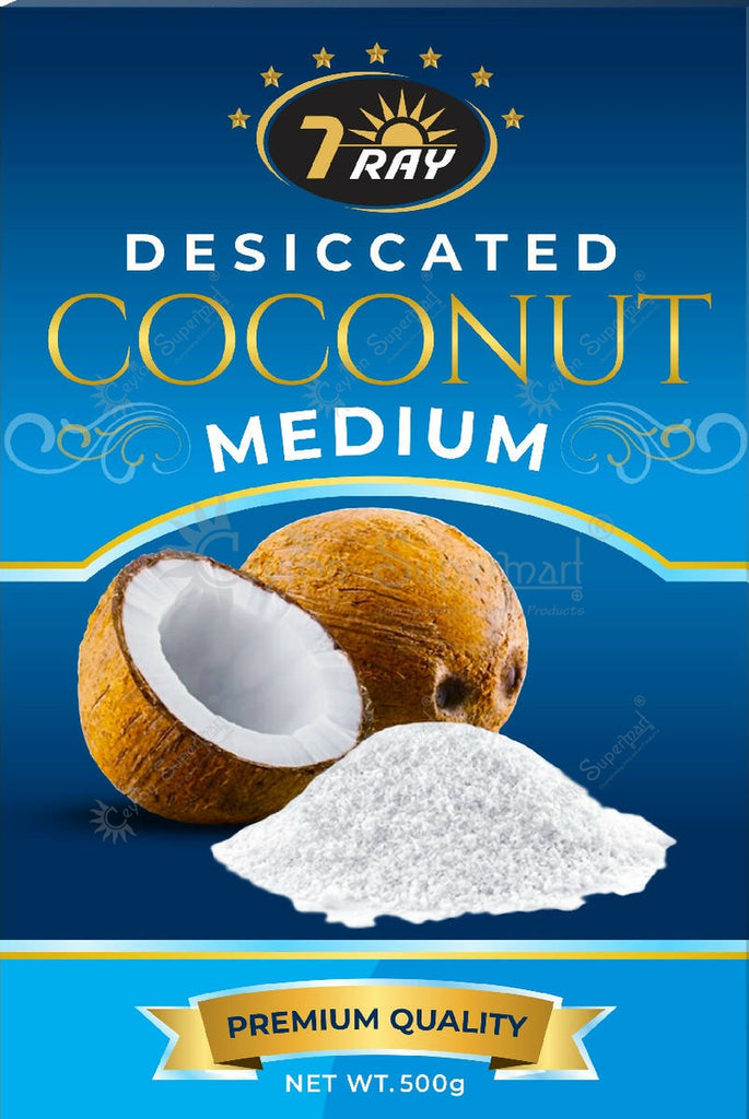 Senikma 7 Ray Desiccated Coconut Medium - 500 g-Ceylon Supermart